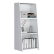Gakona Bookcase 3 shelves White Engineered Wood