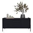 Juneau Coffee Table 1 shelf 4 legs Black Wengue Engineered Wood