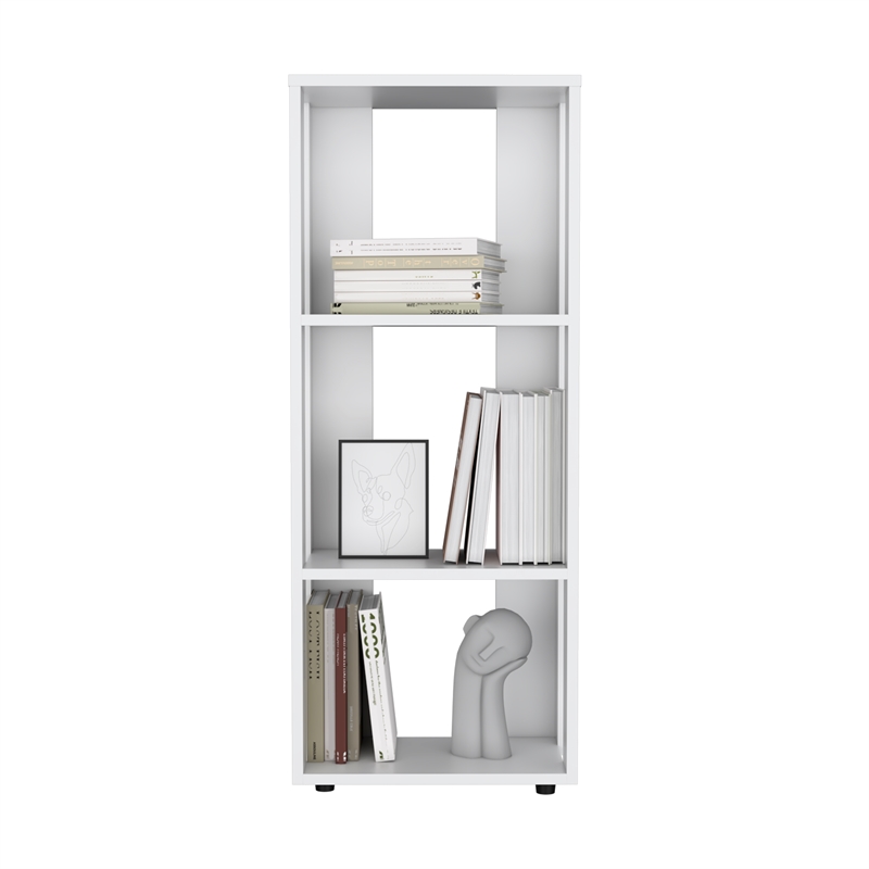 Laurier Office Library 3 Shelves White Engineered Wood