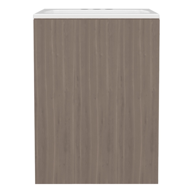 Froid Bathroom Vanity 1 Door 3 shelves Smokey Oak Engineered Wood