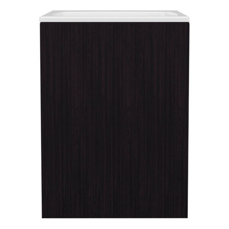 Froid Bathroom Vanity 1 Door 3 shelves Black Wengue Engineered Wood