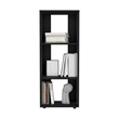 Laurier Office Library 3 Shelves Black Wengue Engineered Wood