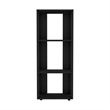 Laurier Office Library 3 Shelves Black Wengue Engineered Wood