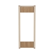 Ambia Wall Tower Rack Light Oak Engineered Wood