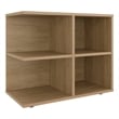 Orchards Console Sideboard 4 Shelves Light Oak Engineered Wood