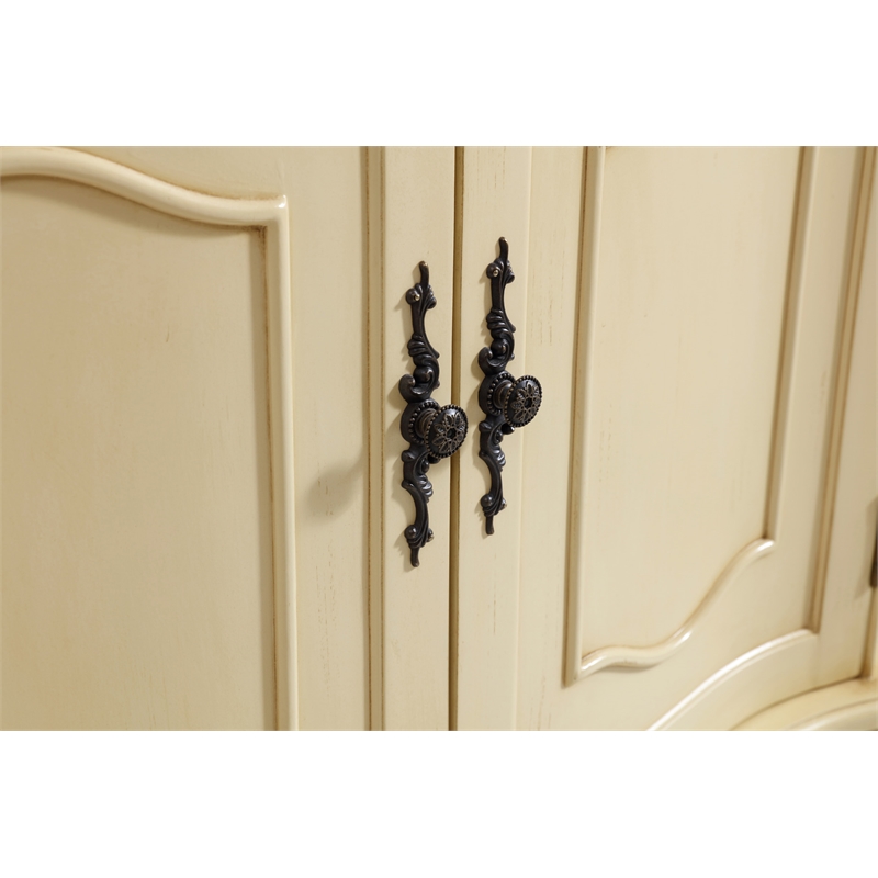 Elegant Kitchen and Bath Danville Solid Wood Bathroom Vanity in Antique Beige