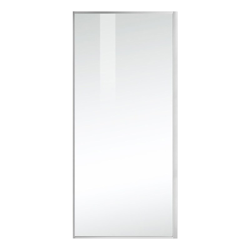 Elegant Kitchen and Bath Melbourne Fixed-framed Aluminum Shower Door in Chrome
