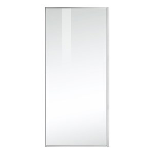 Elegant Kitchen and Bath Melbourne Fixed-framed Aluminum Shower Door in Chrome