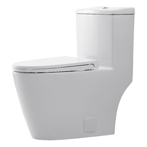 Elegant Kitchen and Bath Winslet 16&quot Ceramic One-piece Elongated Toilet in White