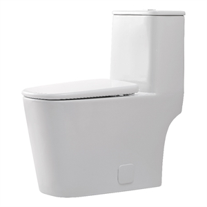 Elegant Kitchen and Bath Winslet 14&quot Ceramic One-piece Elongated Toilet in White