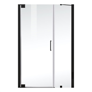 Elegant Kitchen and Bath Carson 48x72&quot Aluminum Shower Door in Black