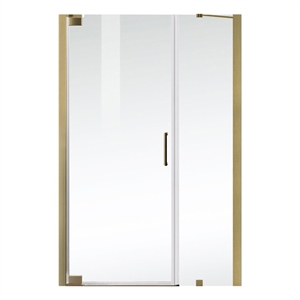 Elegant Kitchen and Bath Carson 48x72&quot Aluminum Shower Door in Gold