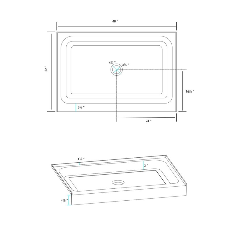 Elegant Kitchen and Bath Laredo 48x32