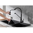 Elegant Kitchen and Bath Yara Brass Kitchen Faucet in Matte Black