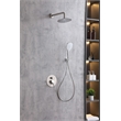 Elegant Kitchen and Bath George Brass Shower Faucet System in Brushed Nickel