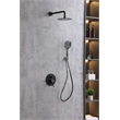 Elegant Kitchen and Bath George Brass Shower Faucet System in Matte Black