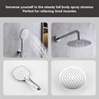 Elegant Kitchen and Bath George Brass Shower Faucet System in Chrome