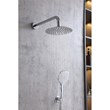 Elegant Kitchen and Bath George Brass Shower Faucet System in Chrome