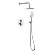 Elegant Kitchen and Bath George Brass Shower Faucet System in Chrome