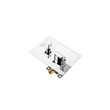 Elegant Kitchen and Bath Petar Brass Shower Faucet System in Chrome