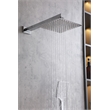 Elegant Kitchen and Bath Petar Brass Shower Faucet System in Chrome