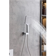 Elegant Kitchen and Bath Petar Brass Shower Faucet System in Chrome