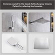 Elegant Kitchen and Bath Petar Brass Shower Faucet System in Chrome