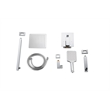 Elegant Kitchen and Bath Petar Brass Shower Faucet System in Chrome