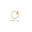 Elegant Kitchen and Bath Alma 3-Pc Stainless Steel Hardware Set in Gold