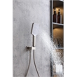 Elegant Kitchen and Bath Petar Brass Shower Faucet System in Nickel