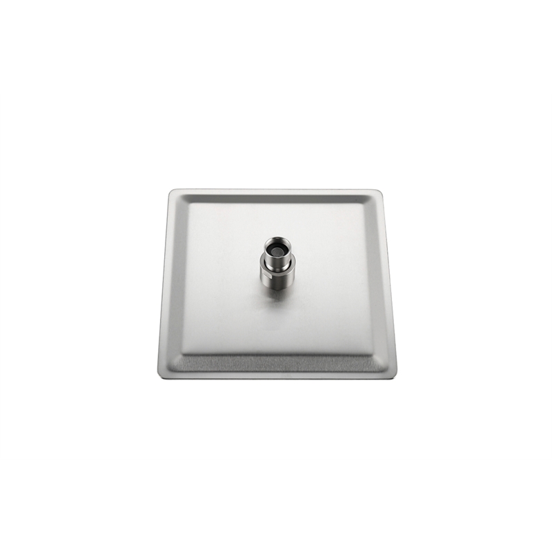 Elegant Kitchen and Bath Petar Brass Shower Faucet System in Brushed Nickel