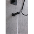 Elegant Kitchen and Bath Petar Brass Shower Faucet System in Matte Black