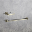 Elegant Kitchen and Bath Isla 2-Pc Stainless Steel Hardware Set in Gold