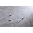 Elegant Kitchen and Bath Isla 2-Pc Stainless Steel Hardware Set in Chrome