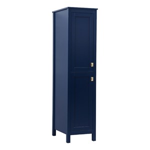 Elegant Kitchen and Bath Adian 16&quot Wood Storage Freestanding Cabinet in Blue