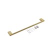 Elegant Kitchen and Bath Sofia 3-Pc Stainless Steel Hardware Set in Gold