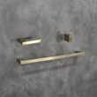 Elegant Kitchen and Bath Sofia 3-Pc Stainless Steel Hardware Set in Gold