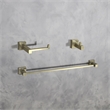 Elegant Kitchen and Bath Isla 3-Pc Stainless Steel Hardware Set in Gold