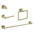 Elegant Kitchen and Bath Isla 4-Pc Stainless Steel Hardware Set in Gold