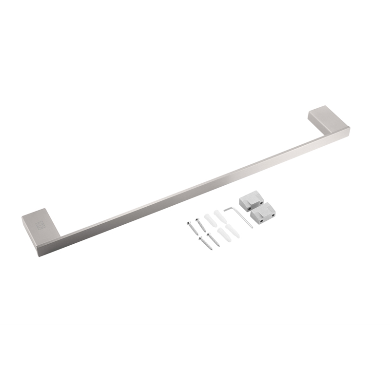 Elegant Kitchen and Bath Sofia 2-Pc Stainless Steel Hardware Set in Nickel