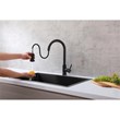 Elegant Kitchen and Bath Sem Stainless Steel Kitchen Faucet in Matte Black