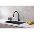 Elegant Kitchen and Bath Sem Stainless Steel Kitchen Faucet in Matte Black