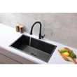 Elegant Kitchen and Bath Sem Stainless Steel Kitchen Faucet in Matte Black