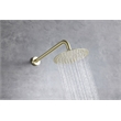 Elegant Kitchen and Bath George Brass Shower Faucet System in Brushed Gold