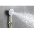 Elegant Kitchen and Bath George Brass Shower Faucet System in Brushed Gold