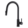 Elegant Kitchen and Bath Jack Stainless Steel Kitchen Faucet in Matte Black