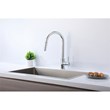 Elegant Kitchen and Bath Jack Stainless Steel Kitchen Faucet in Chrome