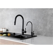 Elegant Kitchen and Bath Rian Stainless Steel Cold Water Dispenser in Black