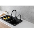 Elegant Kitchen and Bath Rian Stainless Steel Cold Water Dispenser in Black