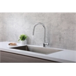 Elegant Kitchen and Bath Luca Stainless Steel Kitchen Faucet in Chrome